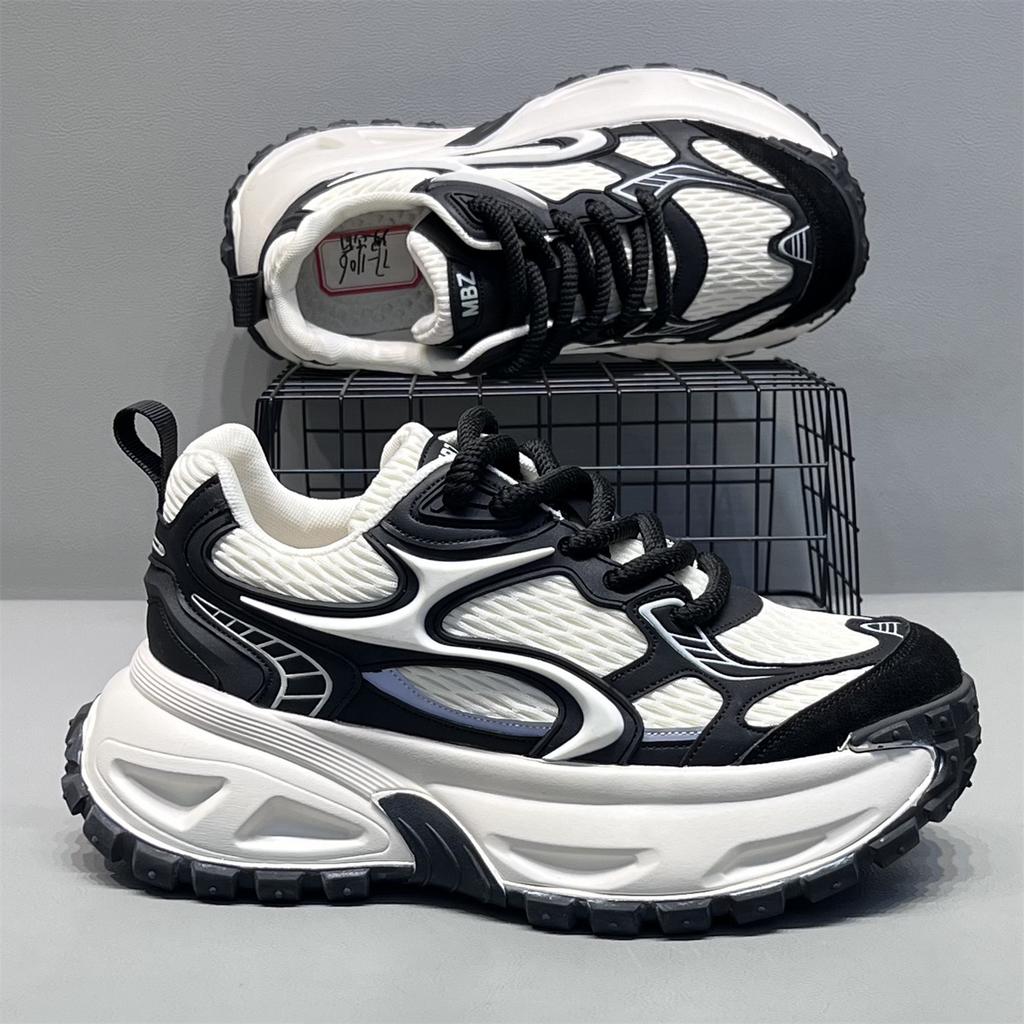 Spring and Autumn new men's shoes platform casual sports shoes high-quality dad shoes