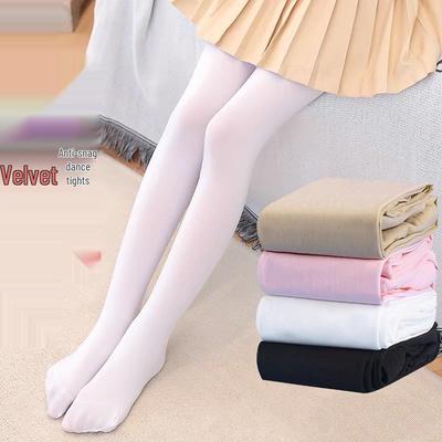 Girls' Stockings & Baby Leggings: White Dance & Everyday Wear for Spring, Summer, Autumn