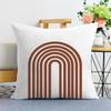 Morandi Simple Printed Decorative Pillowcase Bedroom Living Room Square Cushion Pillowcase
