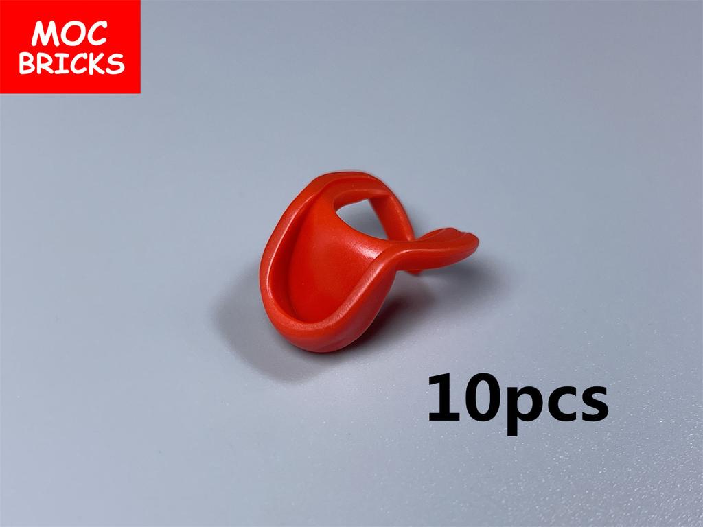 Peças MOC Cabeça Capuz Capacete Abaixado Figura 4cm Corpo Acessório de Roupa 30381 15428 blocos de construção brinquedos presentes para crianças