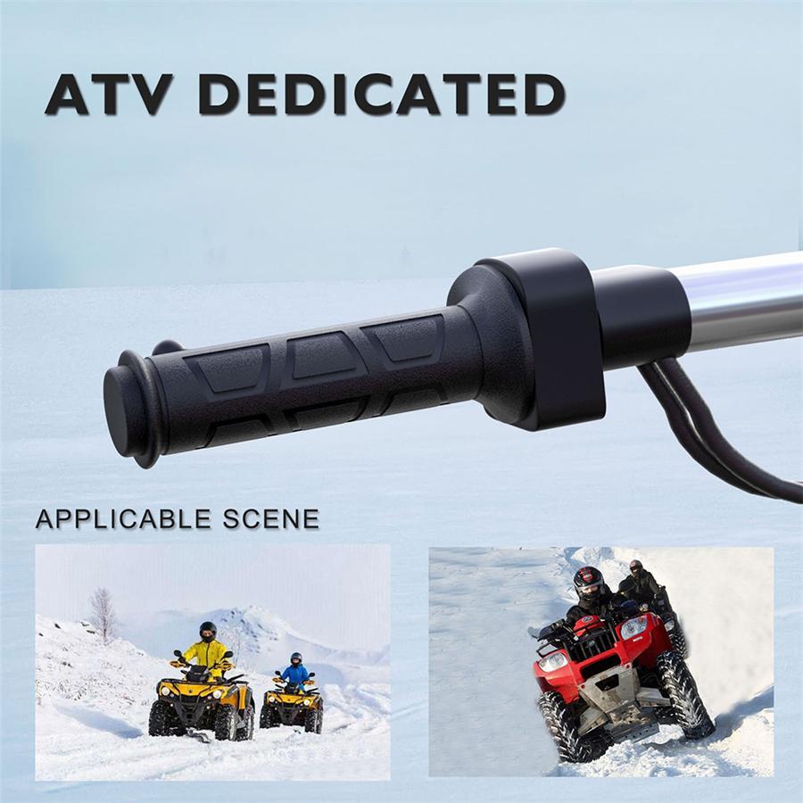 12V Motorcycle Electric Heated Handle 7/8" 22mm Handlebar Wrap Grips Winter Warm