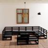 VidaXL Garden Lounge Set 12 Pcs Outdoor Furniture Patio Furniture Garden Furniture Terrace Furniture Set Wood 3076178