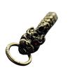 Carved Loong Keychains For Keys Or Small Items for Kids Teens Adults Portable and Versatile Metal Keyrings Brass