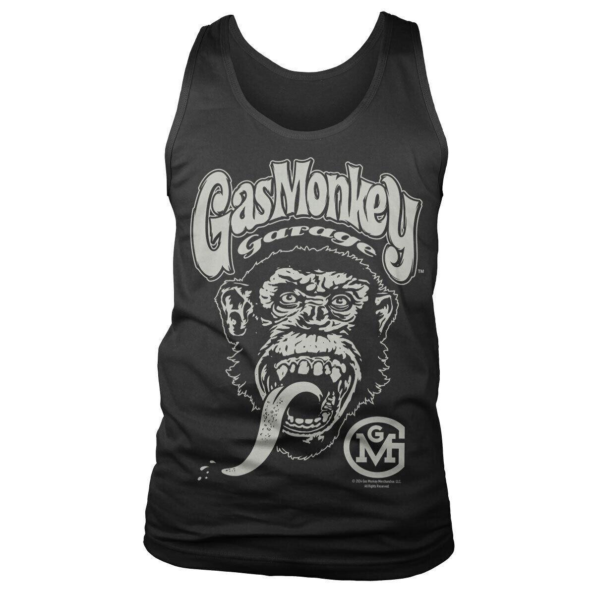 Licenza Ufficiale Gas Monkey Garage Big Marchio Logo Uomo Maglia Canotta XXXL