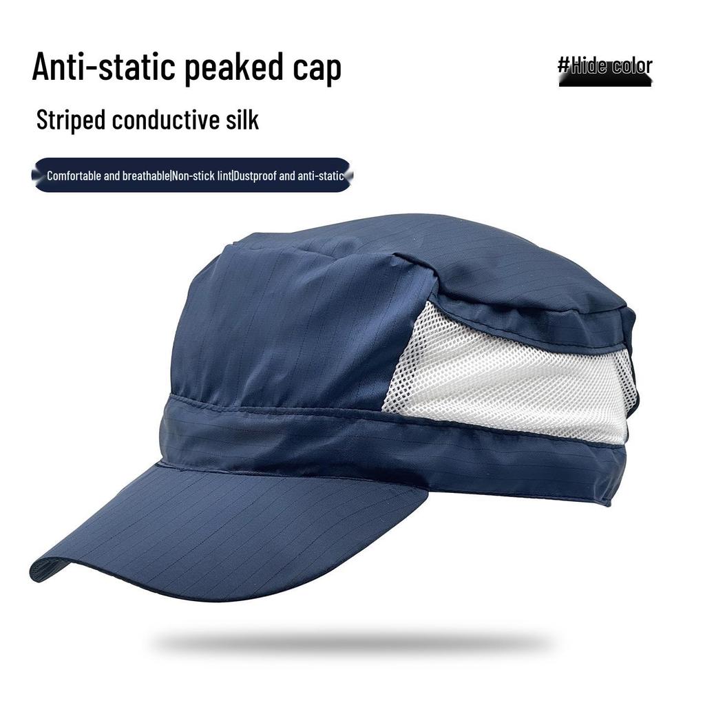 Unisex Anti-static Breathable Baseball Cap - Dustproof Workshop Hat