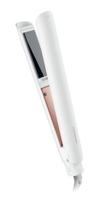 Panasonic Compact Straightening Iron, 2-Way, 3-Temperature Adjustment, Lightweight, Smooth Gloss Coating Plus, White, EH-HV2A-W