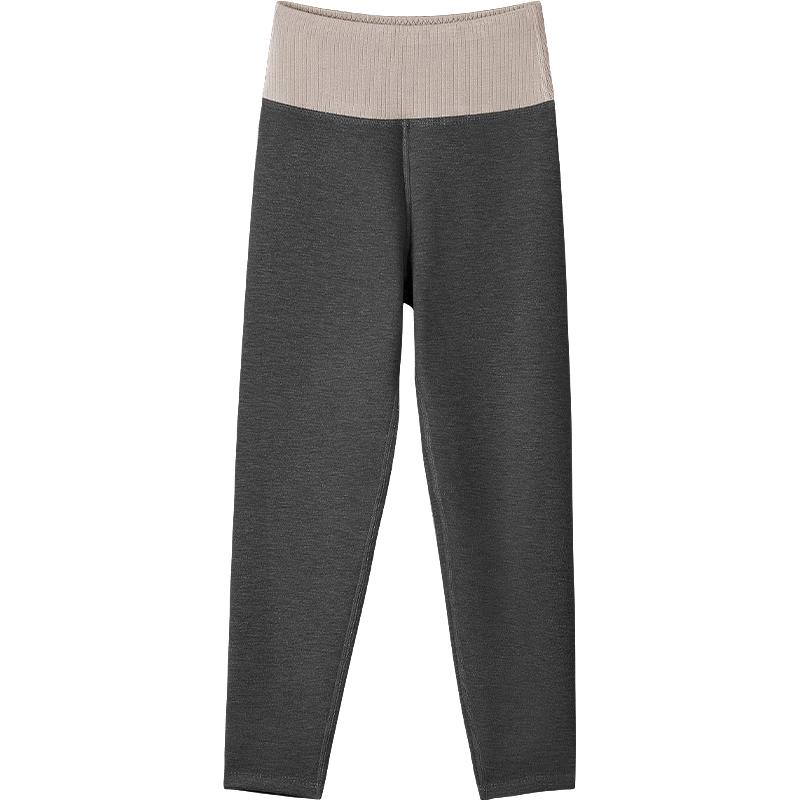 Jiusuiban Girls  High-Waist Cashmere Silk Blend Thermal Leggings 120