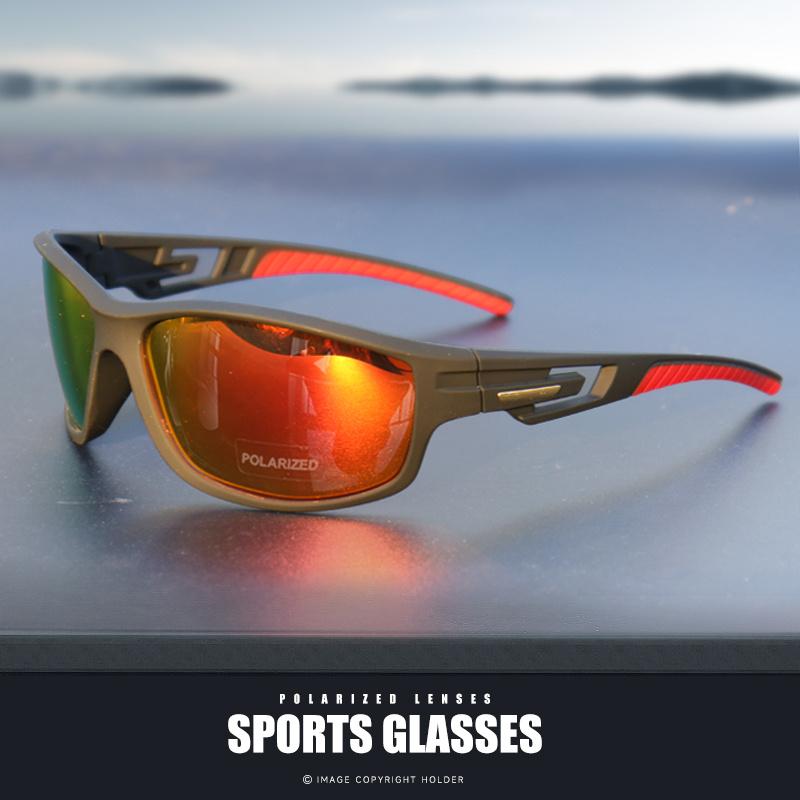 3 Stück polarisierte Sportsonnenbrillen für Herren, strapazierfähiger matter Rahmen, HD polarisierte Gläser, Wandern, Angeln, Motorsport, Freizeit