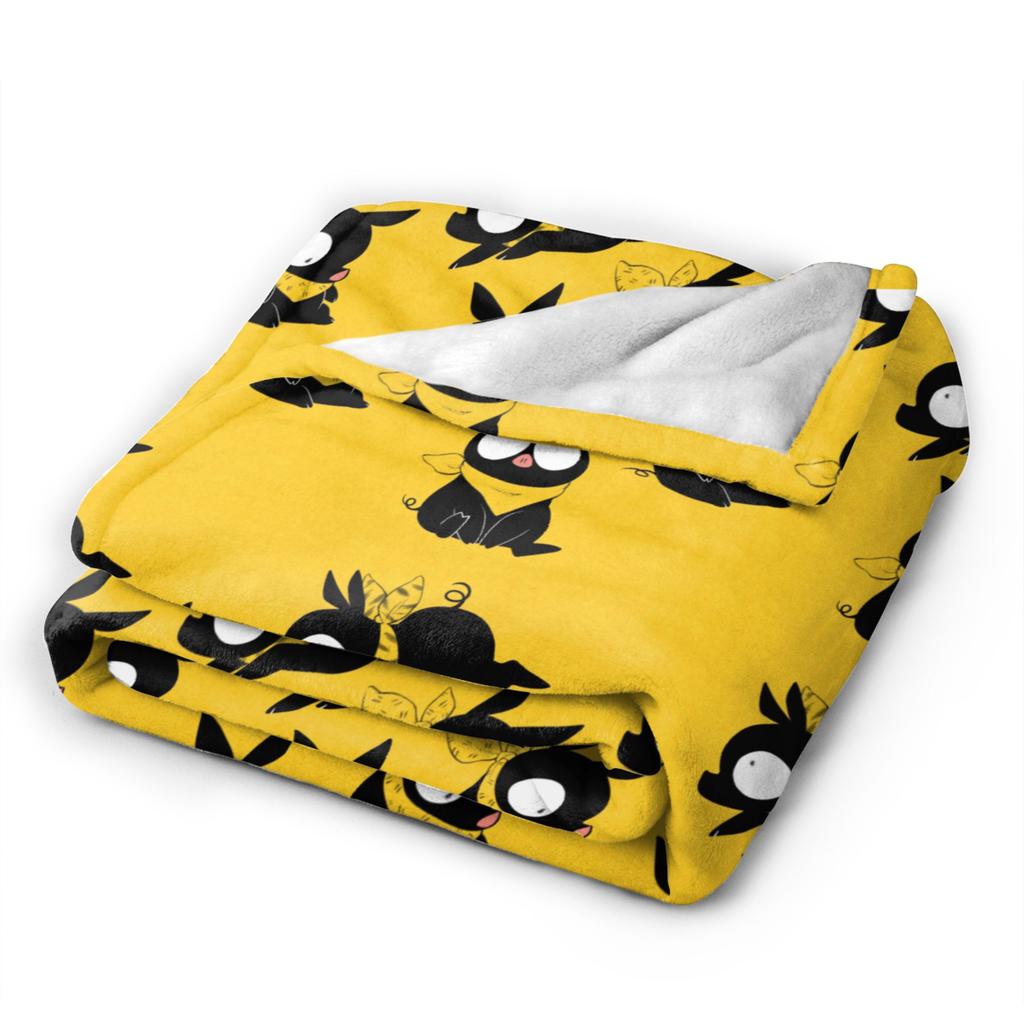 P-Chan Anime Ranma 1/2 Blankets Comedy Manga Plush Awesome Breathable Throw Blankets for Bedspread Spring Autumn