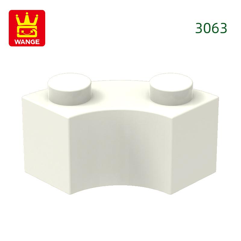 Non-Toxic 128Pcs/Lot 3063 85080 Curved Building Blocks Moc Accessories Compatible With Bricks Diy Children Toys Assembly Gift Box