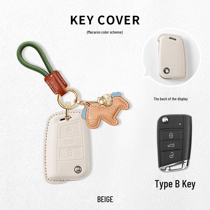 Compatible Key Cover for Skoda Rapid, Fabia, Kamiq, Karoq, Kodiaq