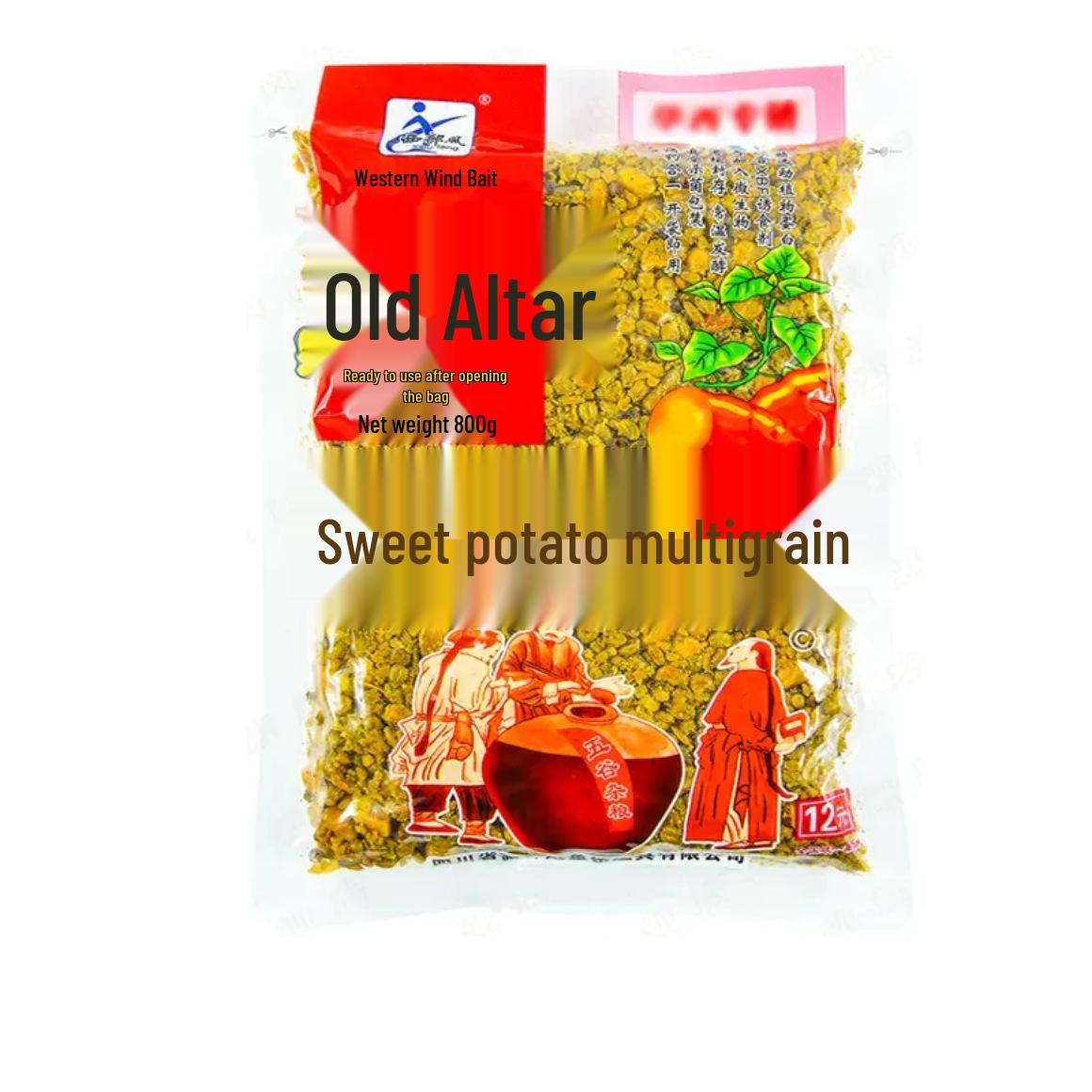 

Рыболовная прикормка ручной лепки в западном стиле: Смесь зерен со сладким картофелем, кукурузой и пшеницей для карася, карпа и белого амура.