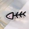 Acetic Acid Hair Clips Barrettes Fish Bone Hair Pins Funny Hair Clips for Women  Gifts