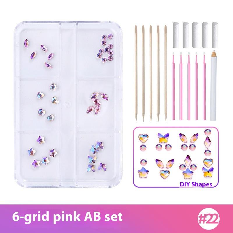 1 Set Dental Tooth Gems Crystal Diamond Heart Round Shaped Ornament Diy Tools Various Shapes Color Teeth Jewelry Denture