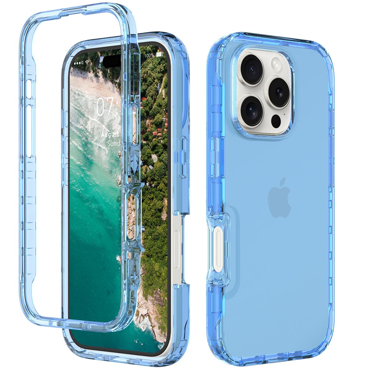 

Чехол для iPhone 16 Pro Max, ударопрочный, гибридный, из ТПУ+ПК D