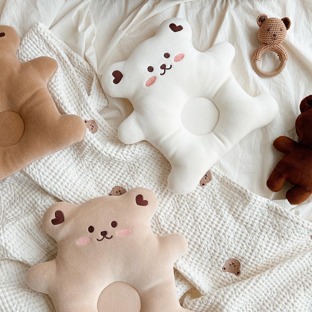 Baby Anti-Flat Head Pillow | Pure Cotton for 0-3 Years | Newborn Shaping Pillow