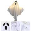 LED Glow Ghost Halloween Home Indoor Outdoor Decoration Party Supplies 2026 Haunted House Bar Hanging Horror Props with Lights