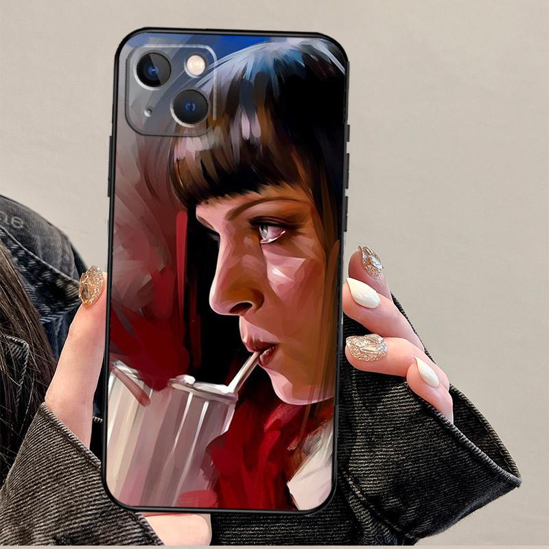 Pulp Fiction Movie Poster Phone Case For iPhone 17 Pro Max 17 Air 14 13 12 11 15 16 Pro Max Mini 16 Plus 16e Cover
