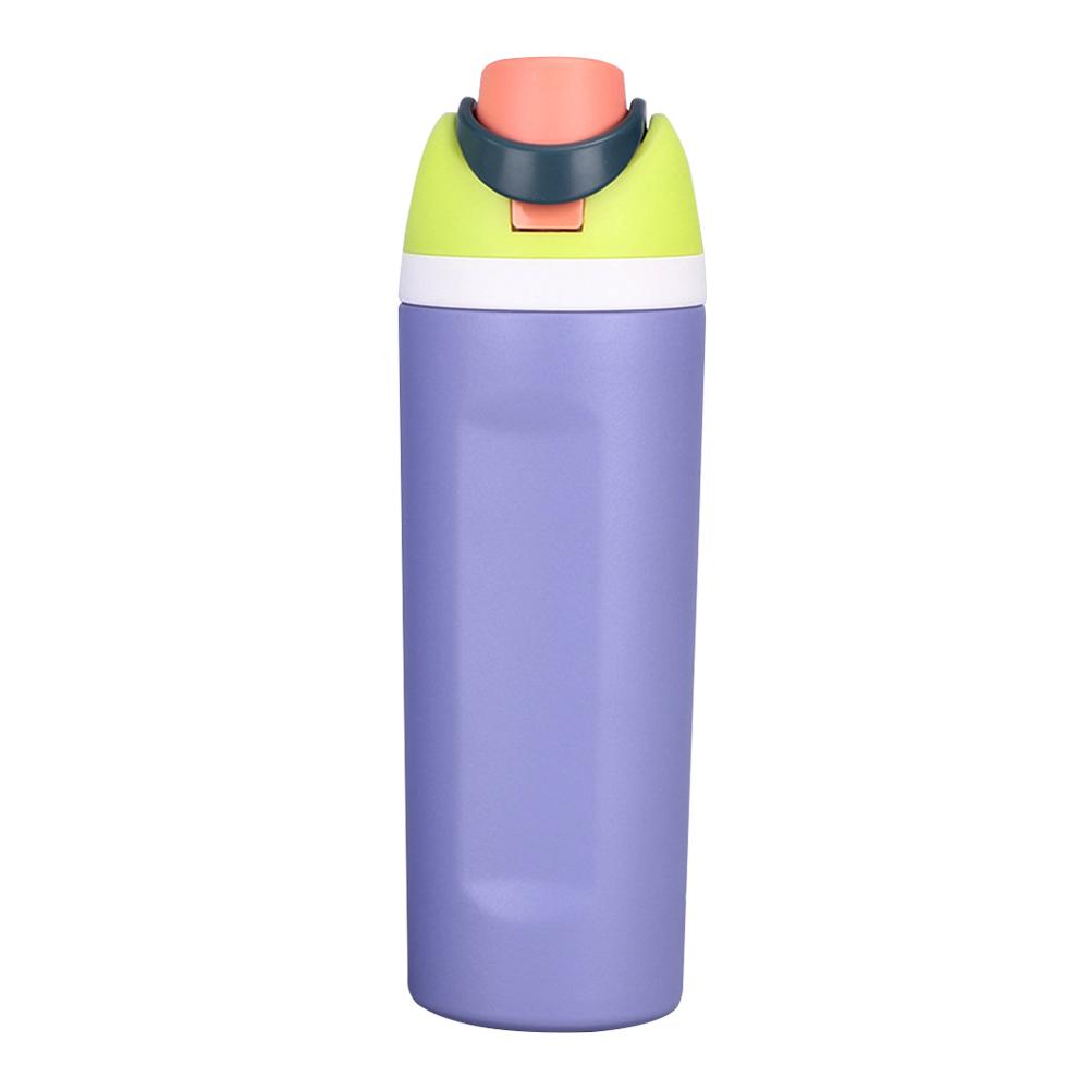 New Thermos Cup 24oz 32oz Insulated Cup Stainless Steel Space Kettle Water Bottle with Straw Vacuum Flasks for Car Outdoor Sport