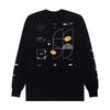 Womens Street Style Graphic Print Sweatshirt Slim Fit Long Sleeve Casual Top