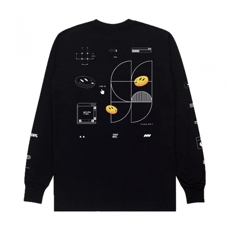 Womens Street Style Graphic Print Sweatshirt Slim Fit Long Sleeve Casual Top