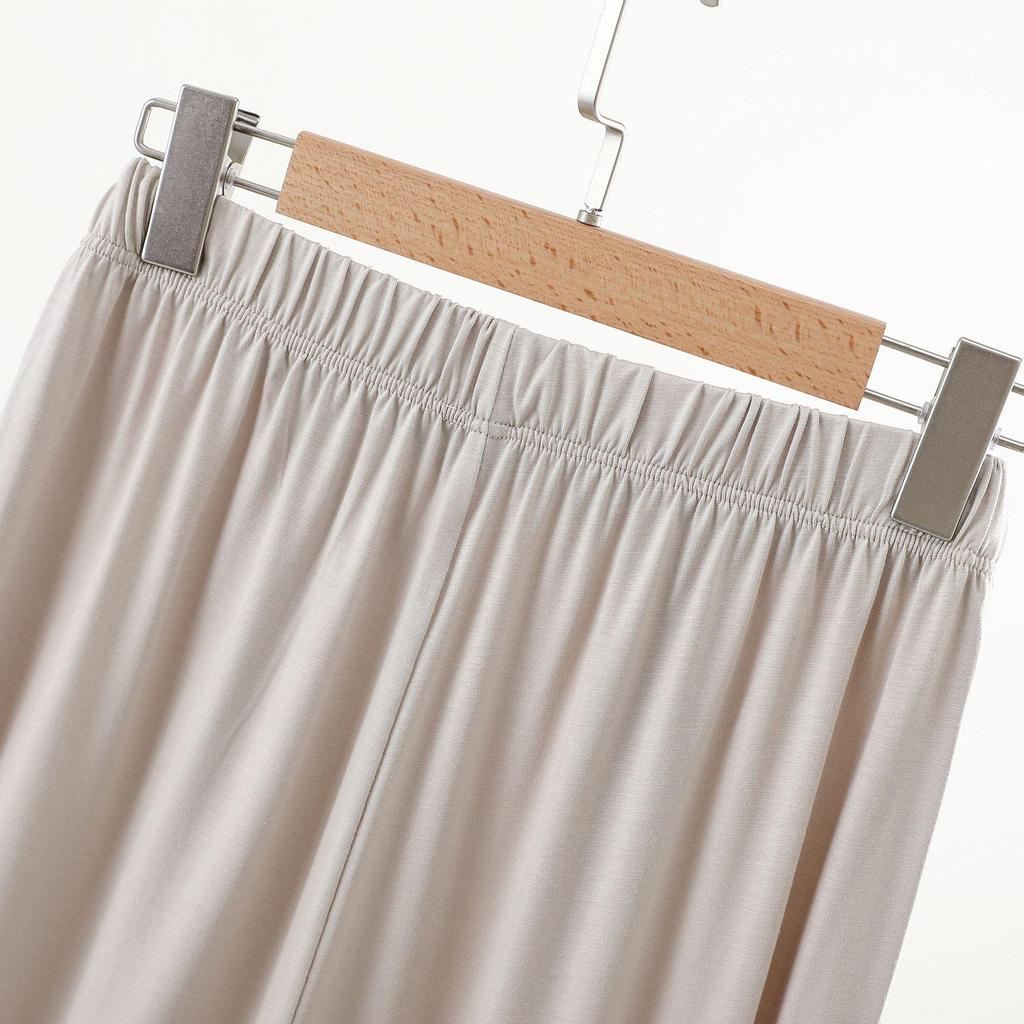 Yuke Silk Plus Size Pleated Wide-Leg Pants - Breathable, Casual, Thin, Versatile for Spring/Summer