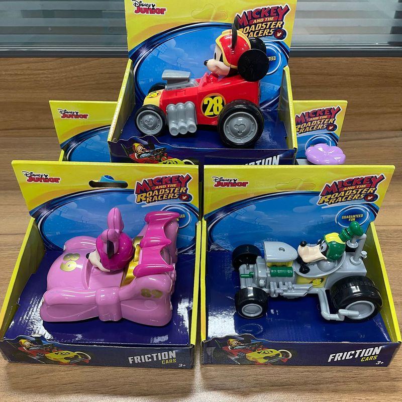 Mickey Mouse Macchinina a Retrazione Giocattolo Paperino Paperina Personaggi Cartoni Animati Modello Auto Sportiva Inerziale a Retrazione Regali di Natale per Bambini