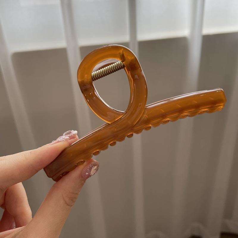 

Большие крабовые заколки для волос, заколка для волос, женские, для девочек, конфетные, однотонные, держатель для хвостика, заколки-зажимы, корейские аксессуары для волос