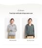 Women's Color-Block Lapel Knit Sweater: Loose Long Sleeve Stripe Base Layer for Autumn/Winter