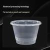 Yishengtong Disposable Round Food Containers with Lids, 500ml