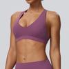Women's Breathable Quick-Dry Halter Sports Bra with Chest Pads for Yoga and Fitness