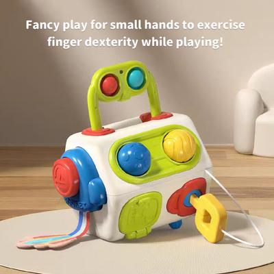 Baby Toys Montessori Activity Busy Cube Toddler Educational Learning Travel Toys Sensory Busy Board Baby Cognitive Toys
