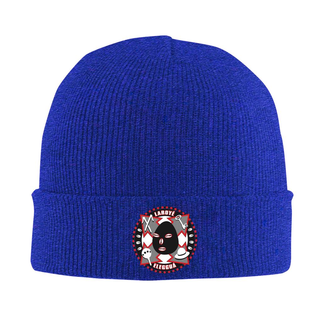 Eleggua the guardian Warm Knitted Cap Winter Knit Bonnet Hat Skullies Beanies Hip Hop Caps for Unisex