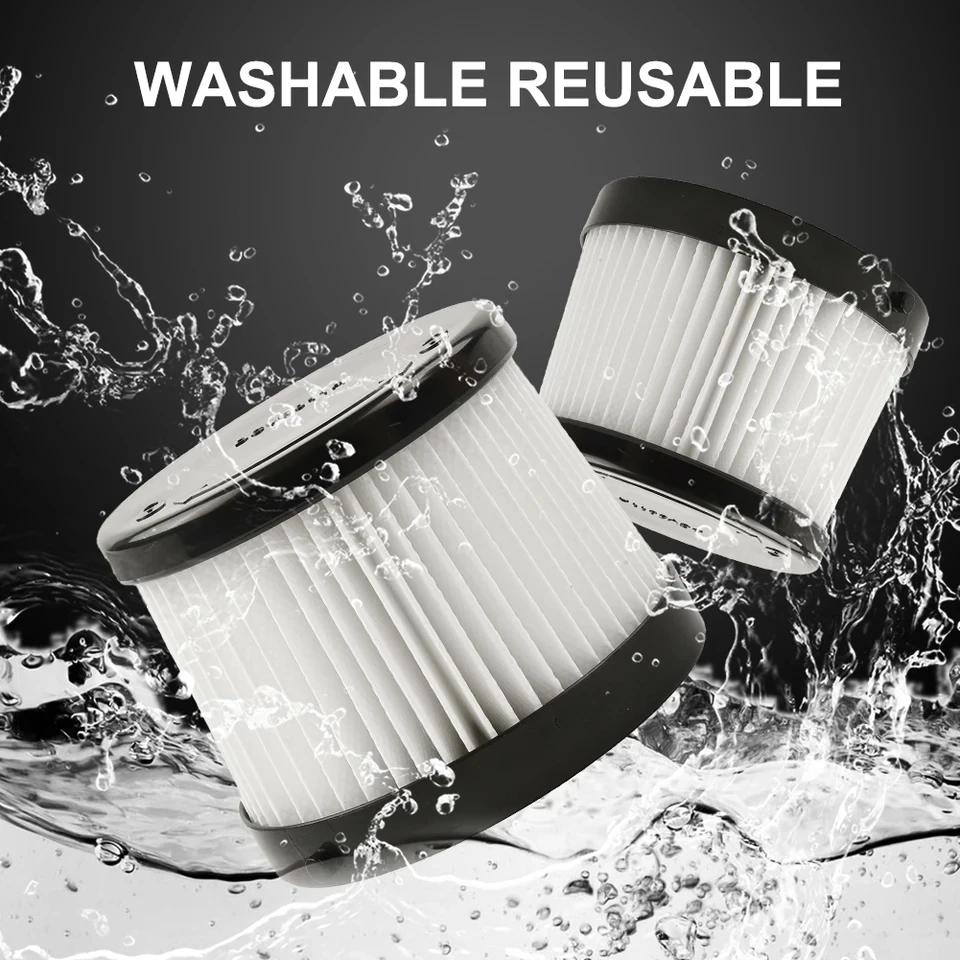 2pcs Filters Washable Reusable For DCV501HB 20V Cordless Handheld Vacuum Cleaner DCV5011H Replacement