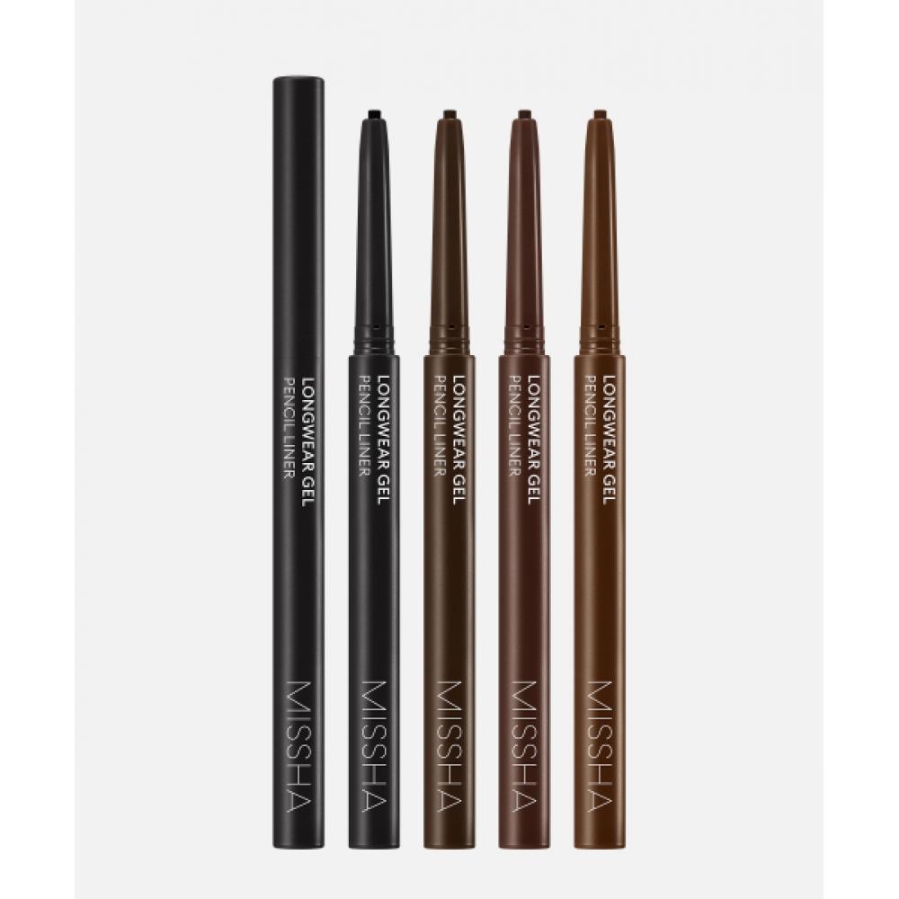 

Missha 4 Longwear Gel Pencil Liner Choose 1 Titanium black I5632