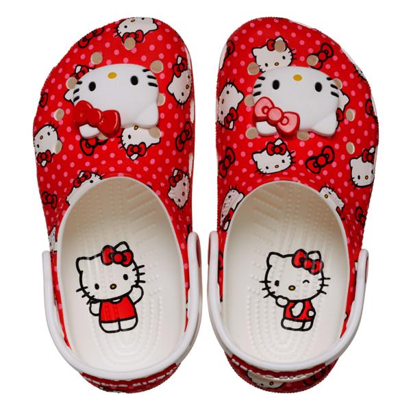 Crocs Kids Sanrio Characters Red Classic Clog Kids 210576 90h Crocs Sandals Slippers Hello Kitty
