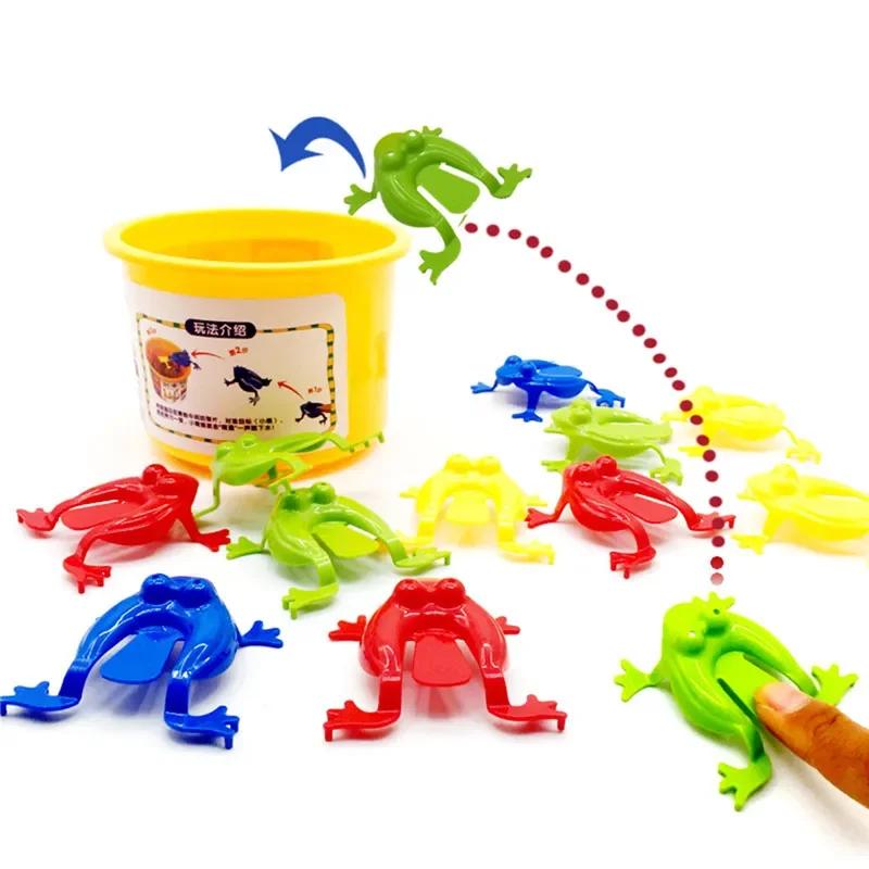 20Pcs Jumping Frog Bounce Fidget Toys For Kids Novelty Assorted Stress Reliever Toys For Children Birthday Gift Party Favor