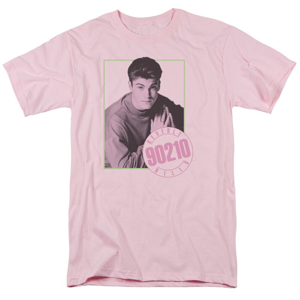 Beverly Hills 90210 David T Shirt Mens Licensed Classic TV Merch Light Pink S
