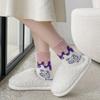 Cartoon Cute Socks Women'S Warm Mink Velvet Medium Tube Socks Autumn And Winter Fluffy Thickened Japanese Stacking Socks Women'S Socks Long
