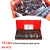131-Piece Thread Repair Kit, Taps & Dies Set for Car & Auto Thread Restoration, High-Quality Thread Repair Tools