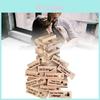 Stylish Wooden Block Tower Game Perfect For Couples Romantic Dates 48 Pieces