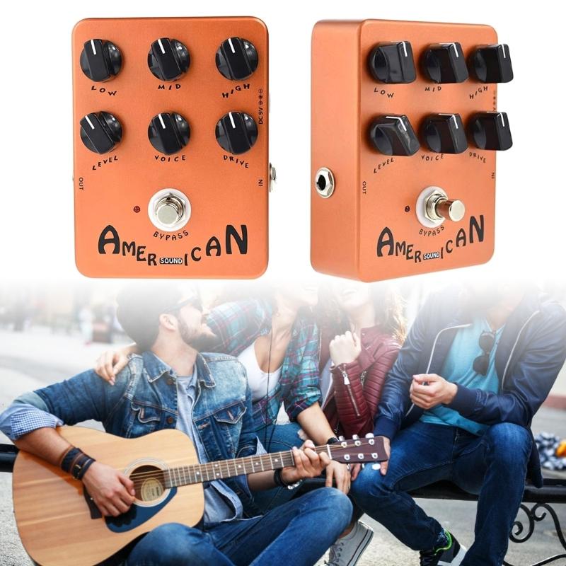 Guitar Simulates Distortion Sound Box Effect Pedal with Modern Tone Flexibility for Enhancing Performances & Play Styles
