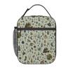 Cute Witches Halloween Element Pattern Insulated Lunch Bag for Women Children Portable Food Boxes Thermal Lunch Box Tote
