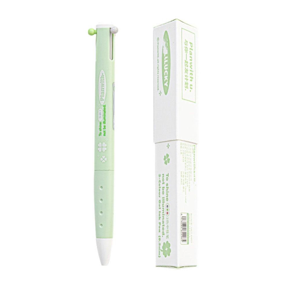 

Трикутна ручка для маркування нотаток, швидковисихаюча гелева ручка, подарунки, студентське канцелярське приладдя зелений