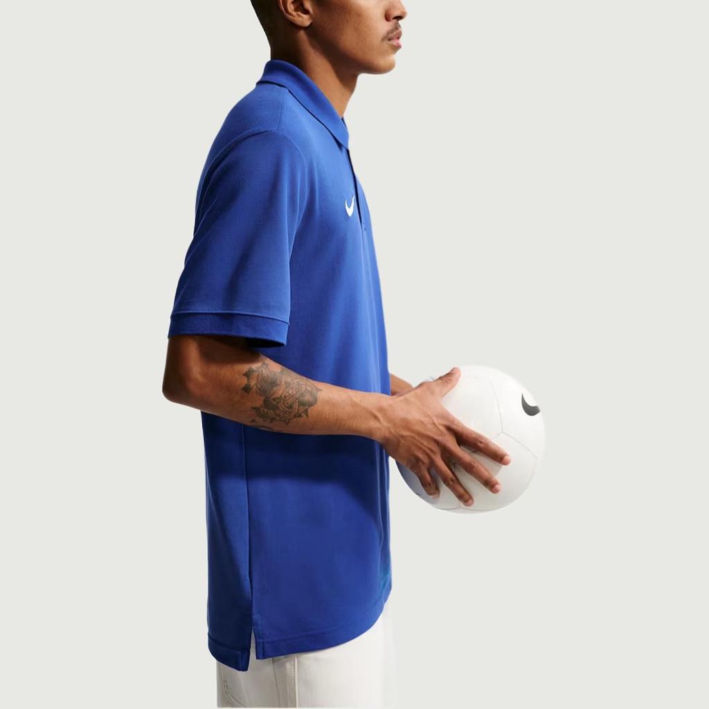 Nike Paris Saint-Germain Club Embroidered Sports Simple Comfortable Short Sleeve Football Shirt Men Tops IO4189-417