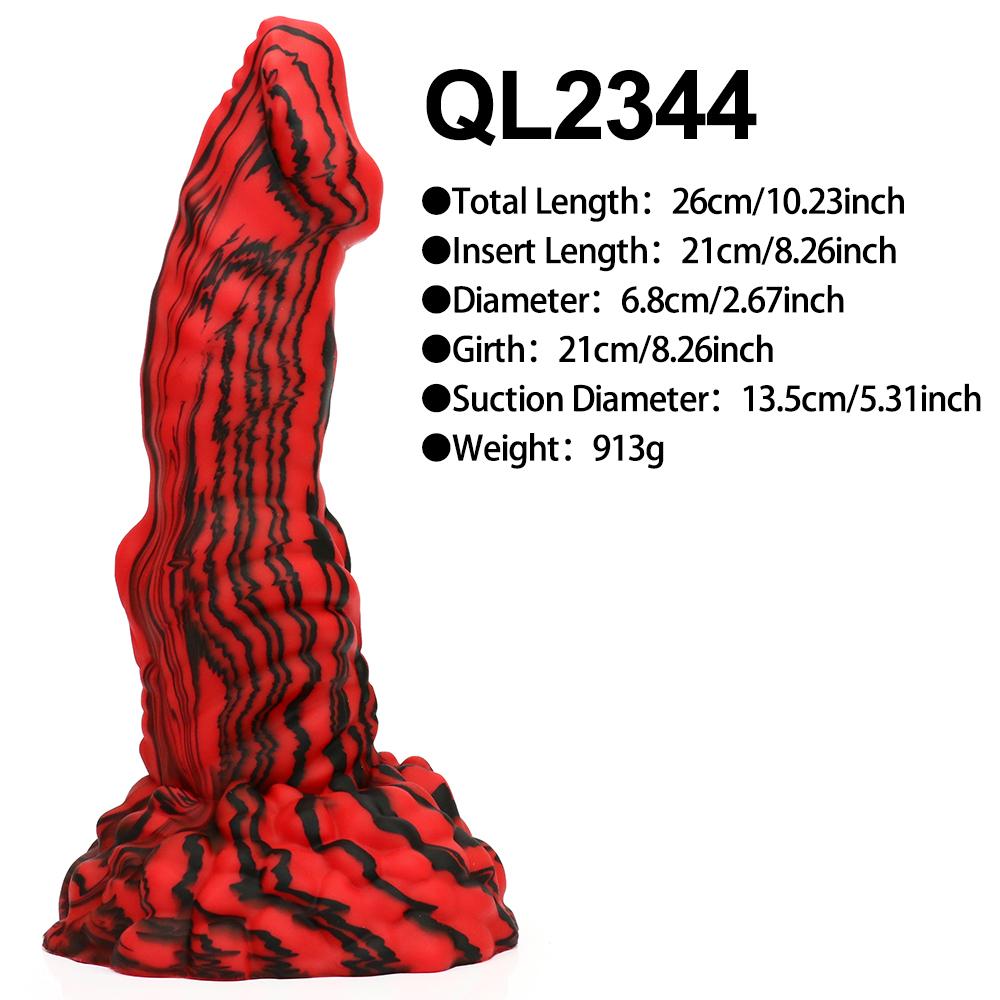 Silicone Animal Penis Dog Dildo Soft Monster Dick With Suction Cup Anal Plug Toy Male Female Masturbation Adult Anal Sex Toys For Woman