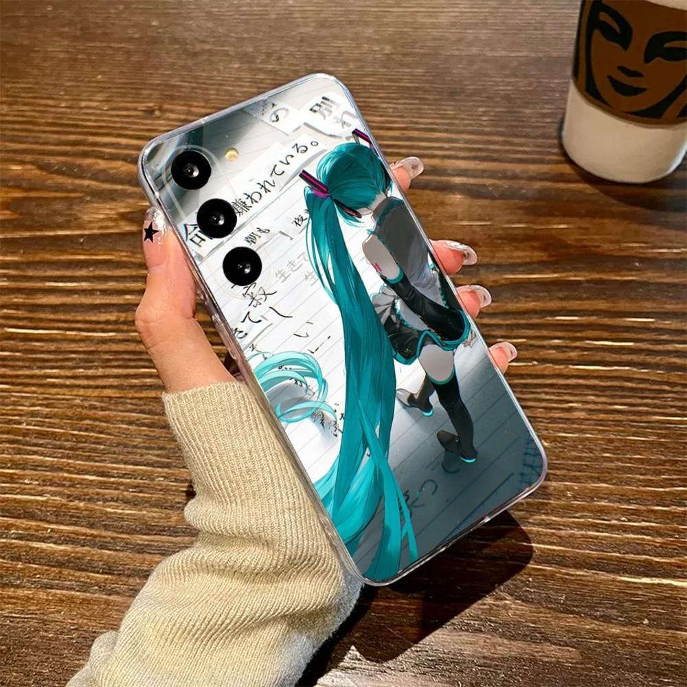 Anime M-MIKUS-S Phone Case For Samsung S23,23,22,30,21,10,9,8,7,Note20 Ultra,Lite,Ultra,5G,Plus,FE,Soft Transparent Case