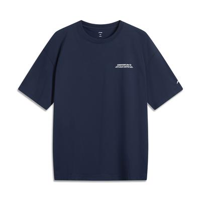 Fashion Comfortable Versatile Solid Color Letter Round Neck Breathable Ice Feel Comfortable Antibacterial Short Sleeve T-Shirt ATSV189-2