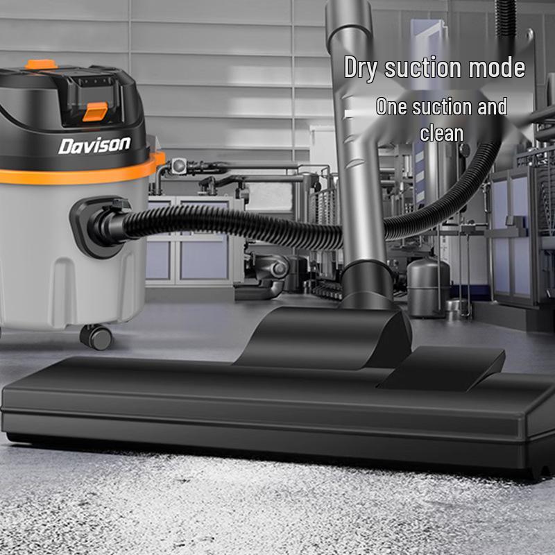 High-Power Industrial Vacuum Cleaner: Strong Suction for Home, Commercial, Car, and Renovation Use; Efficient Dust and Water Removal.