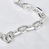 925 Silver Genuine Sterling Silver Chandelier H-Buckle Chain Bold Chain Silver Bracelet (Choose 1 of 2)